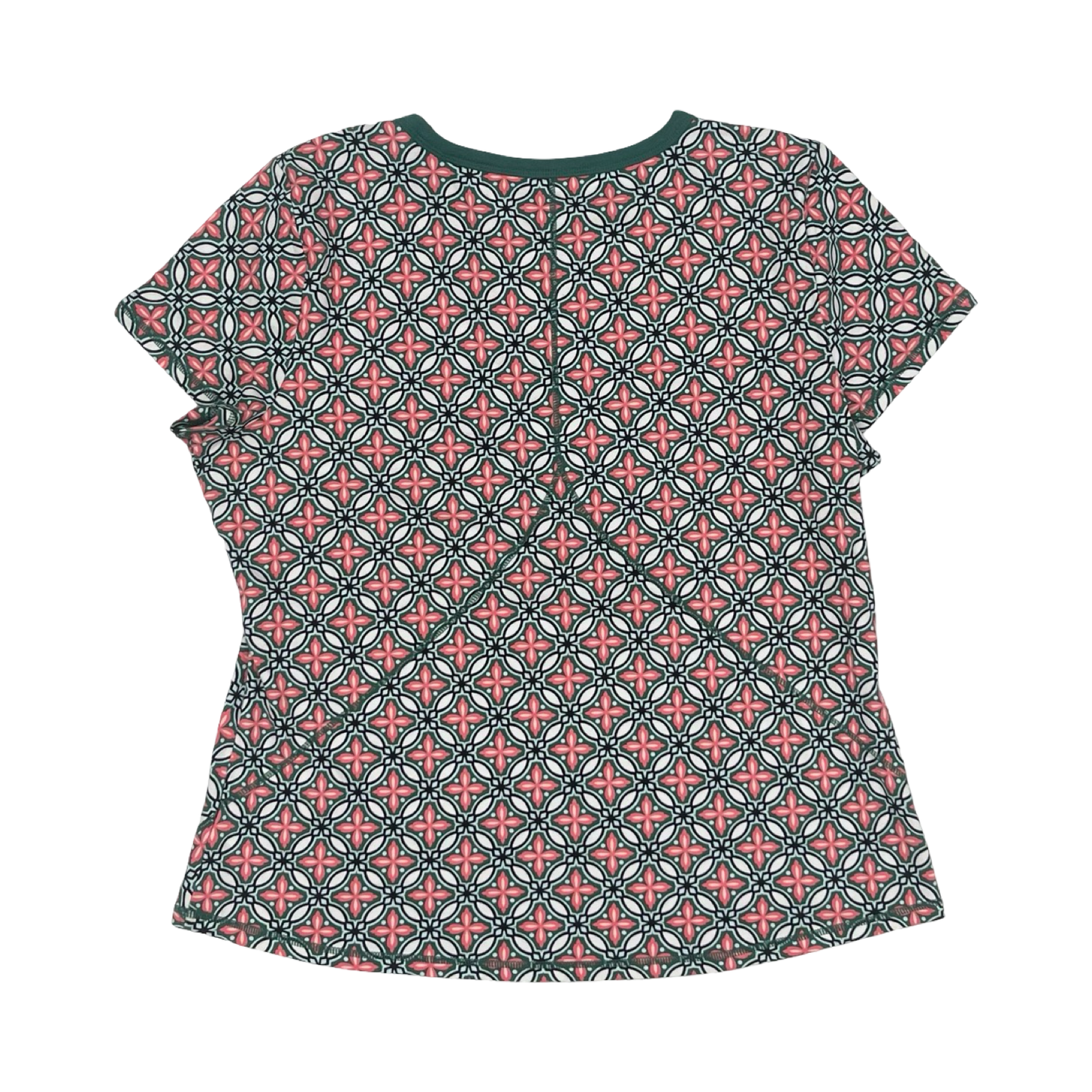 Top Ss By Talbots In Green & White, Size:Xlp