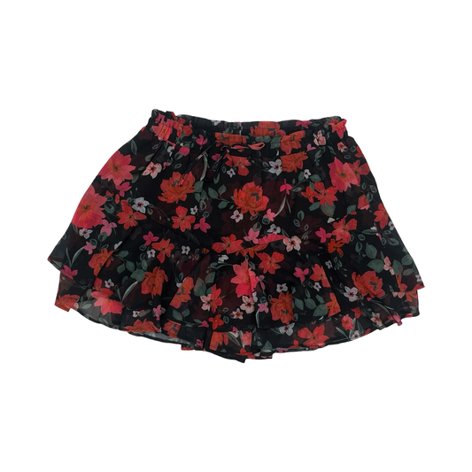 Skirt Mini & Short By Cmf In Black & Red, Size:2X