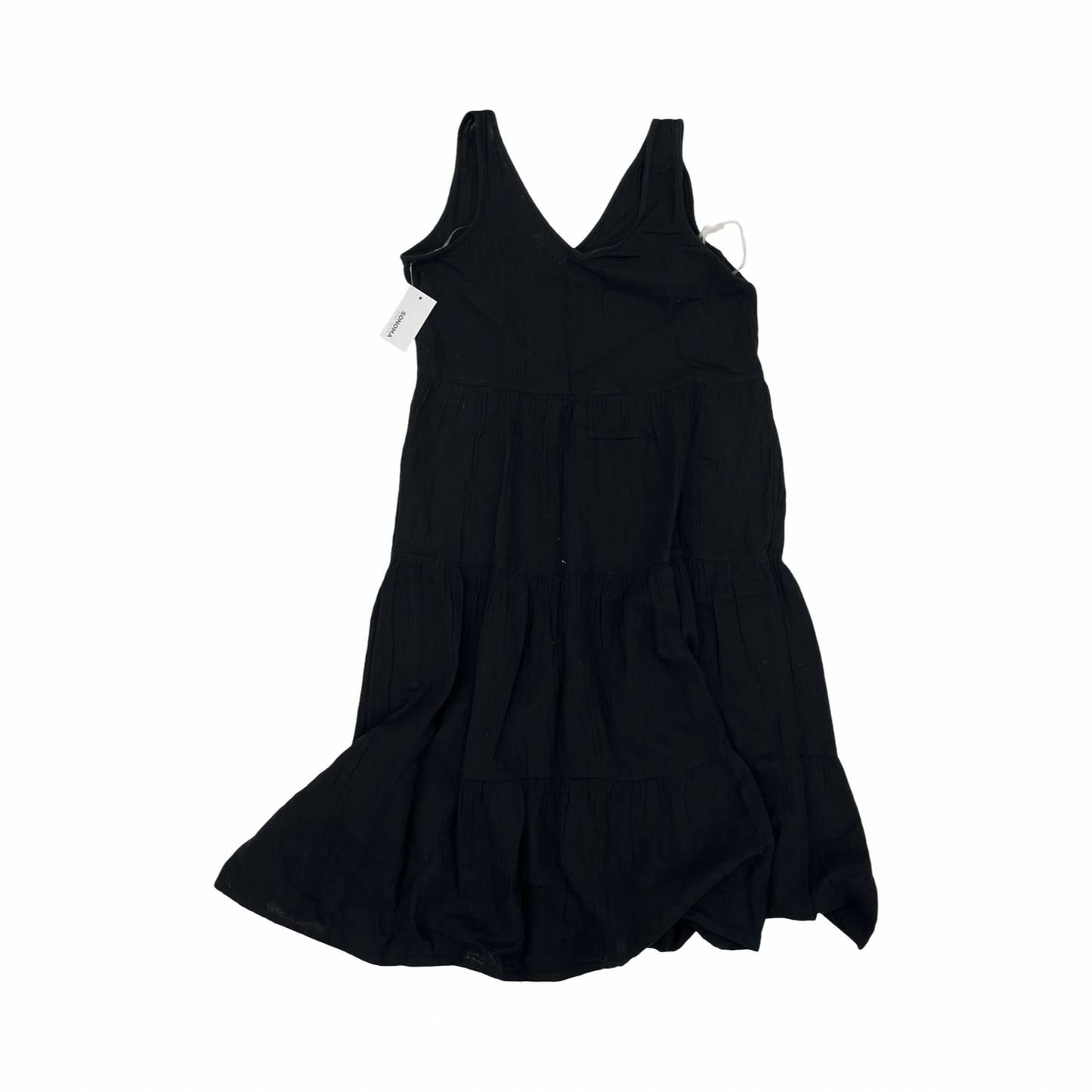 Dress Casual Midi By Sonoma In Black, Size:M