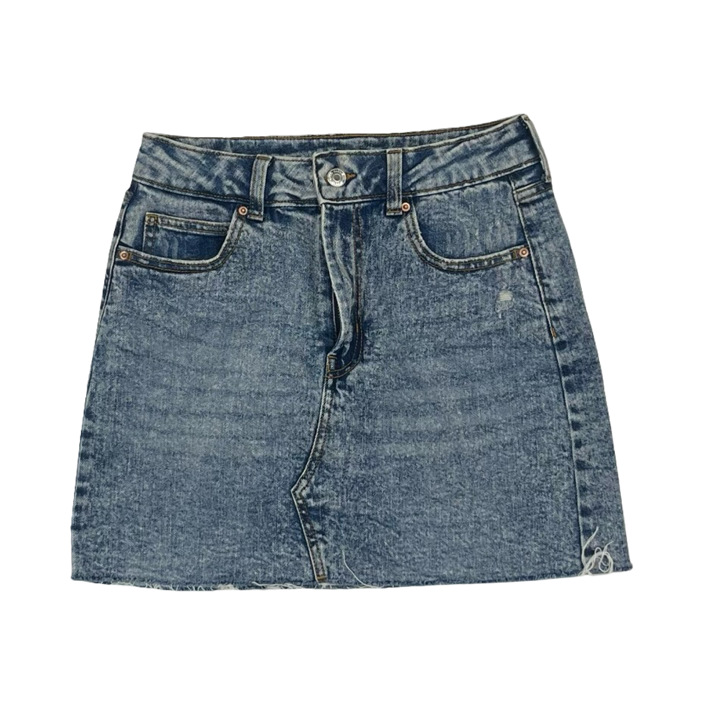 Skirt Mini & Short By Wild Fable In Blue Denim, Size:4