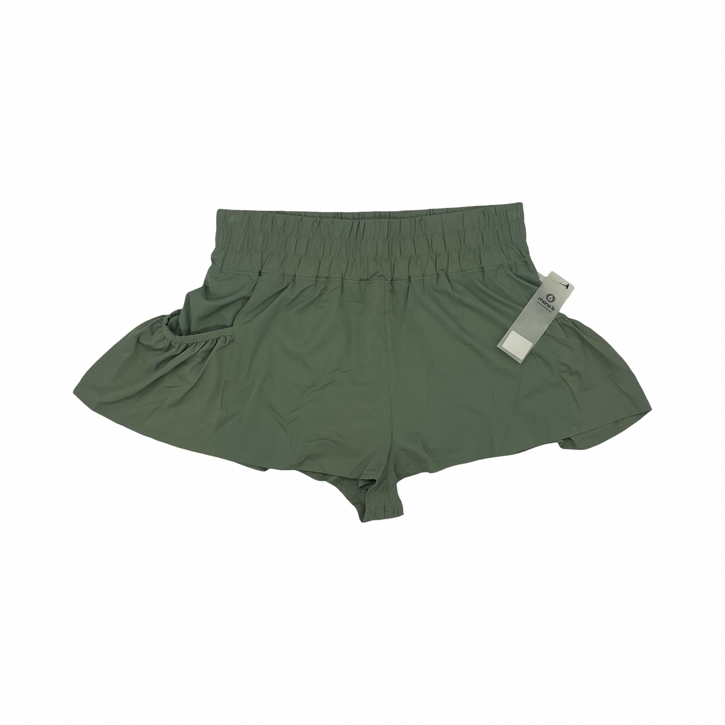 Athletic Shorts By Mono B In Green, Size:L