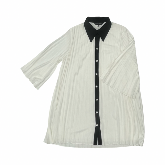 Dress Party Short By Ming Wang In Black & Cream, Size:M