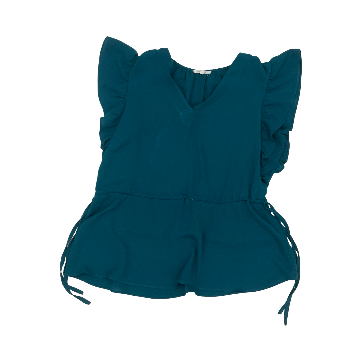 Blouse Ss By Maurices In Teal, Size:L