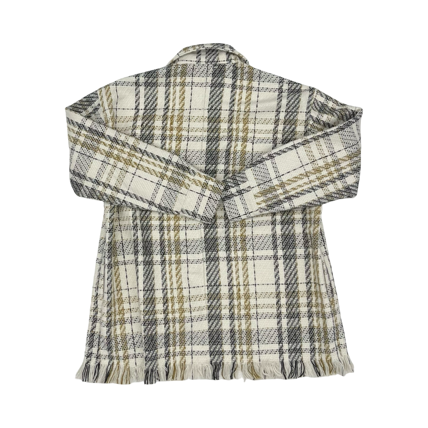 Jacket Shirt By Thread And Supply In Black & Tan, Size:S