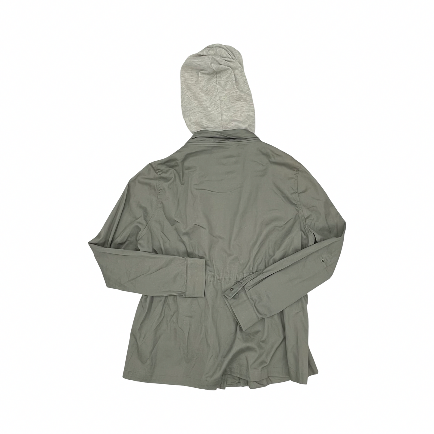 Jacket Utility By Torrid In Green & Grey, Size:M