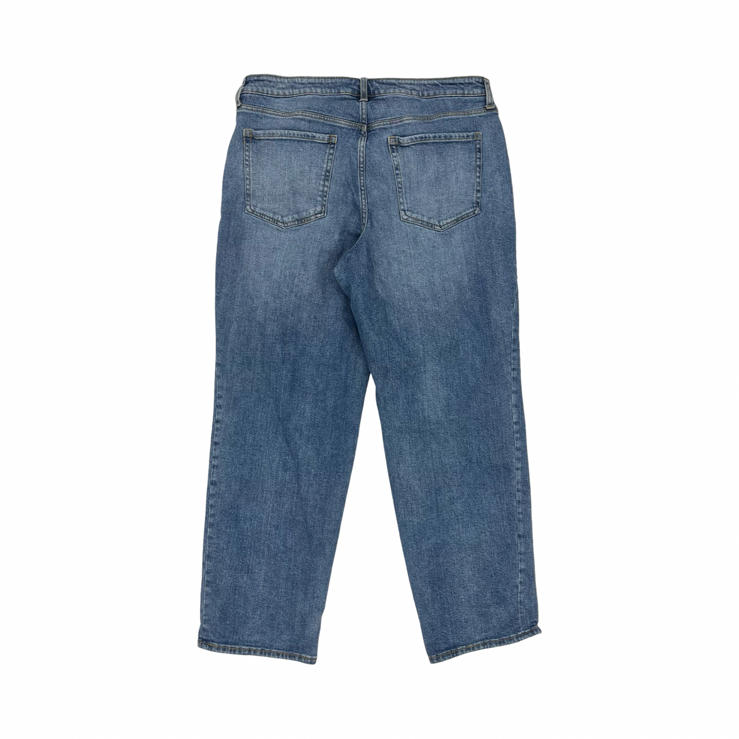 Jeans Straight By Old Navy In Blue Denim, Size:16