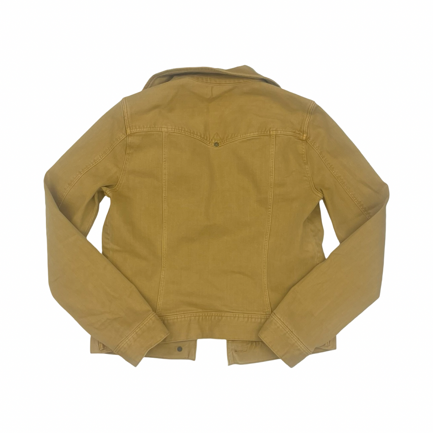 Jacket Denim By Liverpool In Yellow Denim, Size:Xs