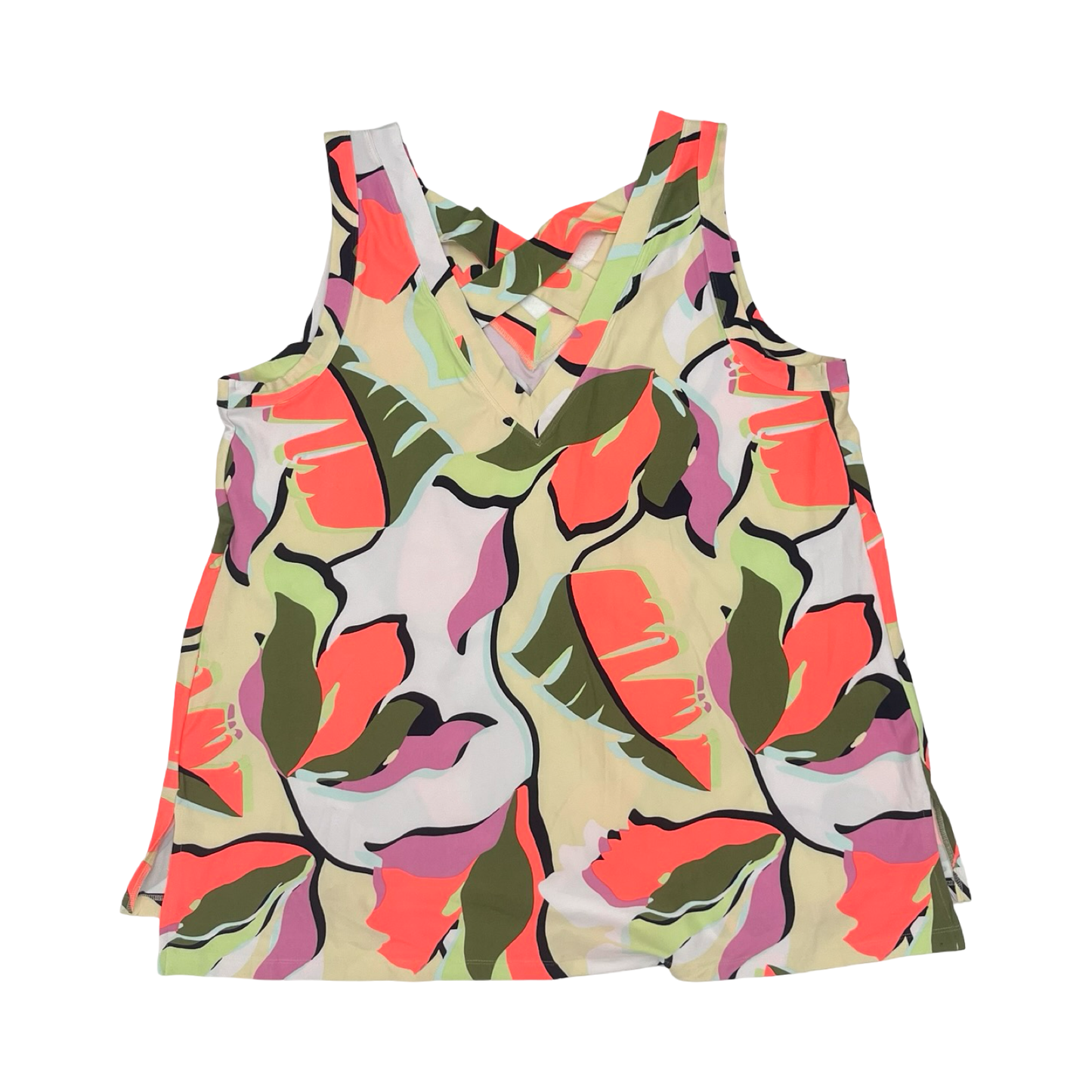 Tank Top By Livi Active In Multi, Size:1X