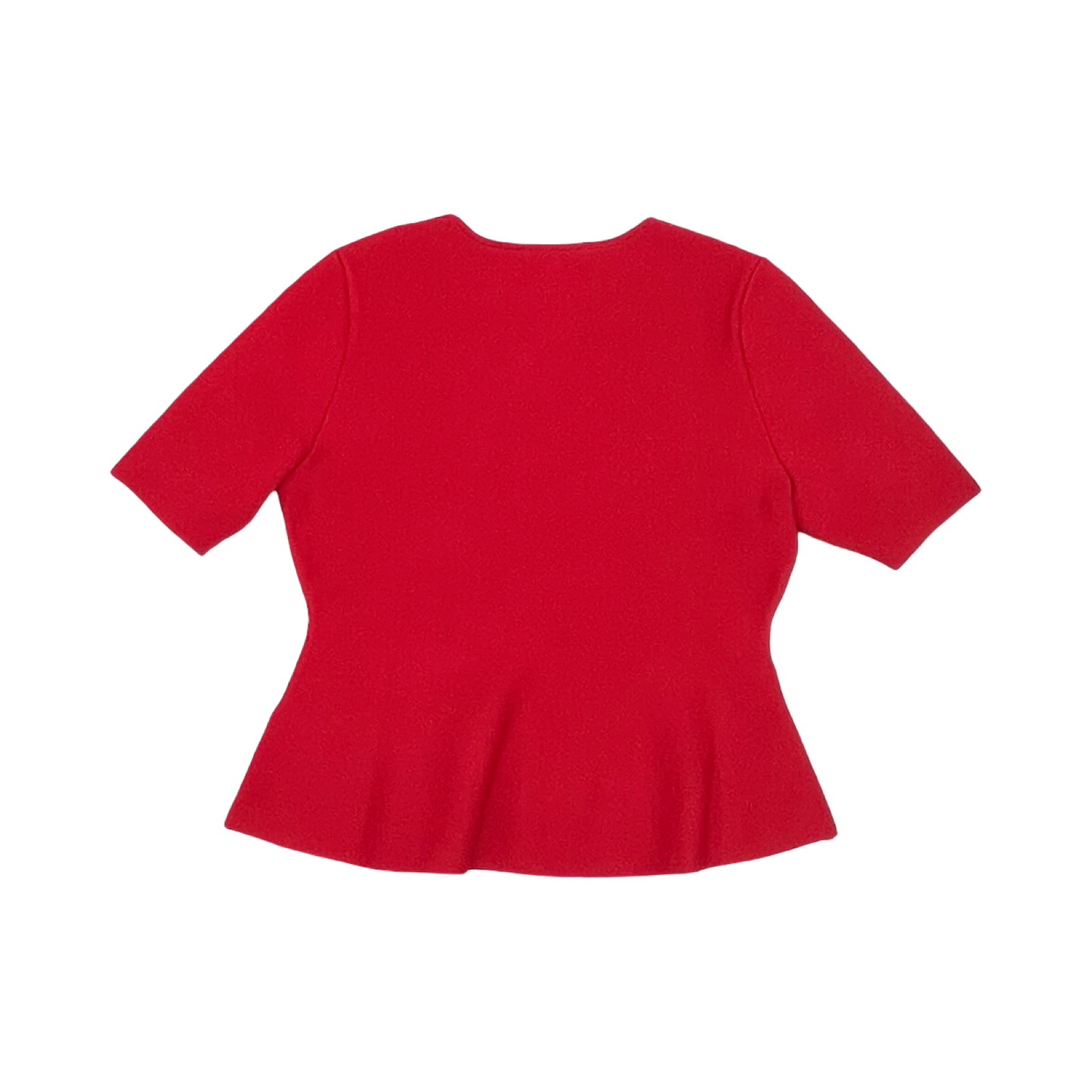 Blouse Ss By Zara In Red, Size:L