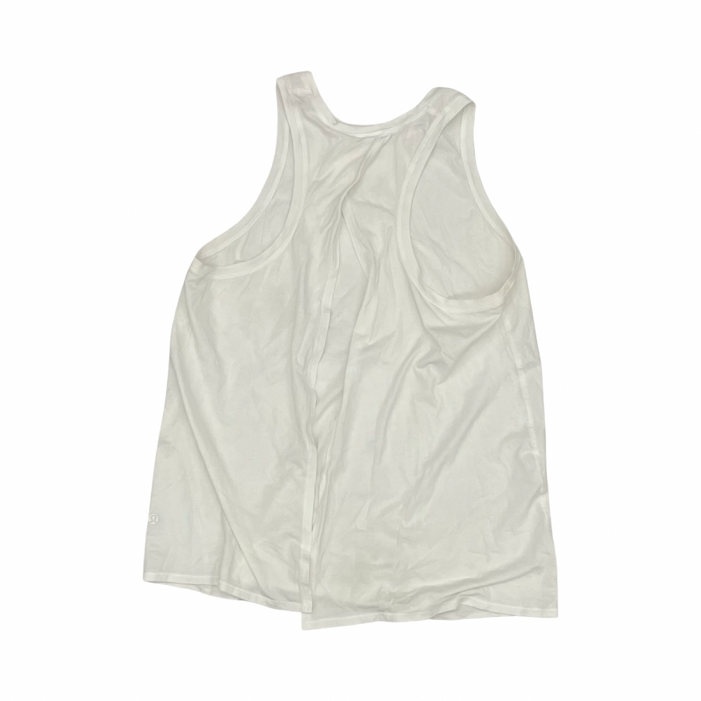 Athletic Tank Top By Lululemon In Cream, Size:M