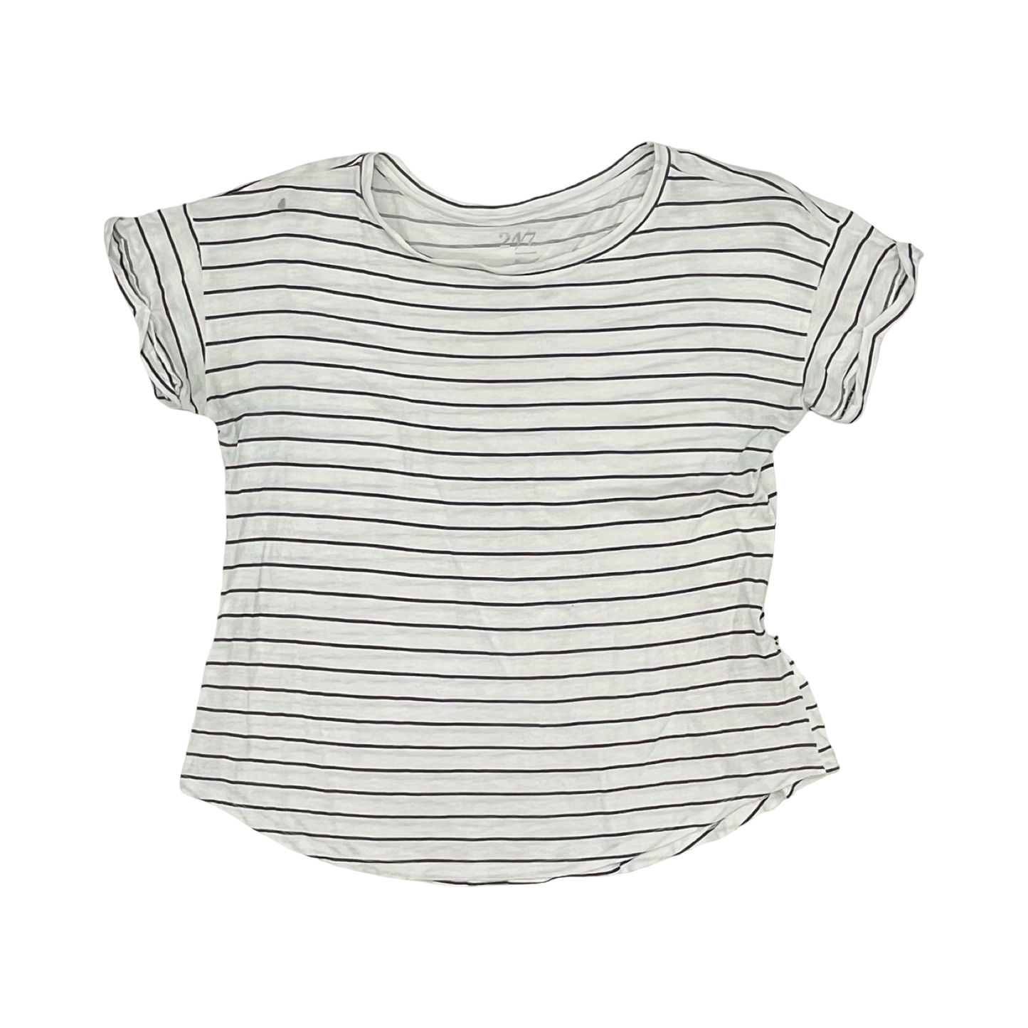 Top Ss By Maurices In Black & White, Size:Xl