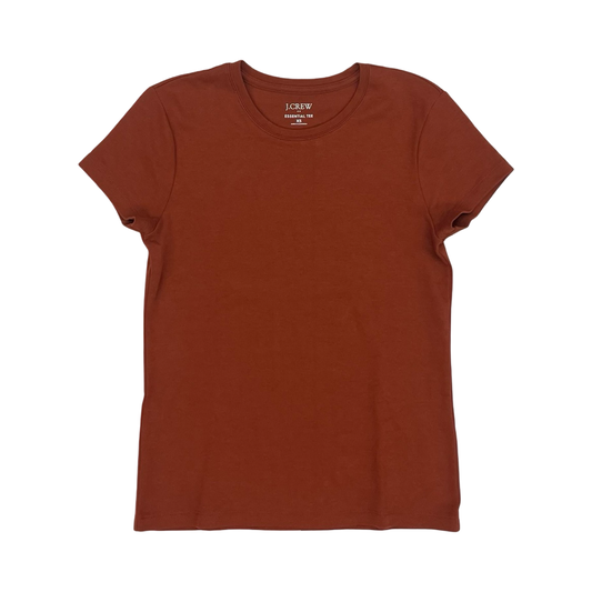 Top Ss Basic By J. Crew In Orange, Size:Xs
