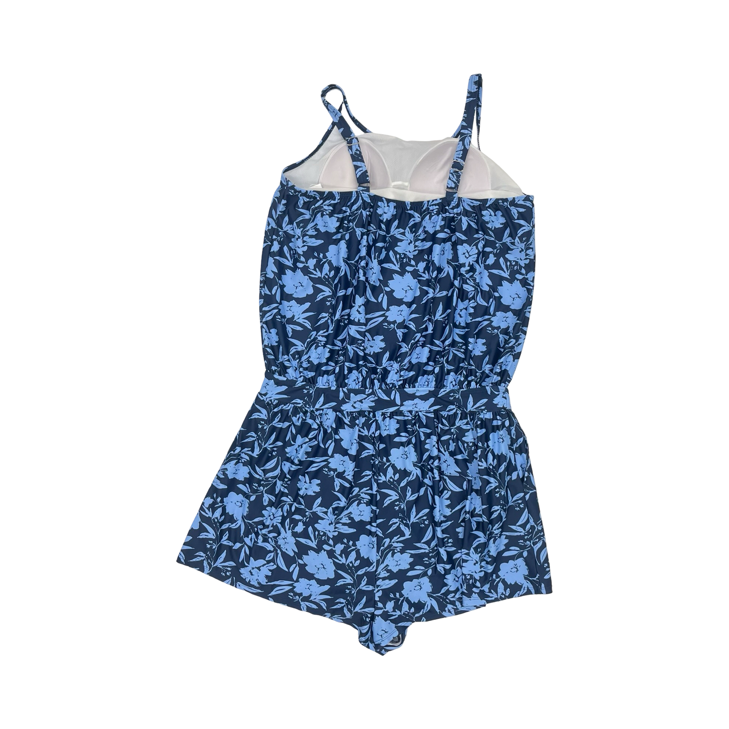 Swimsuit By Bloomchic In Blue, Size:1X