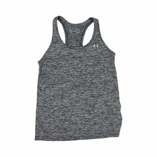 Athletic Tank Top By Under Armour In Black & Grey, Size:S