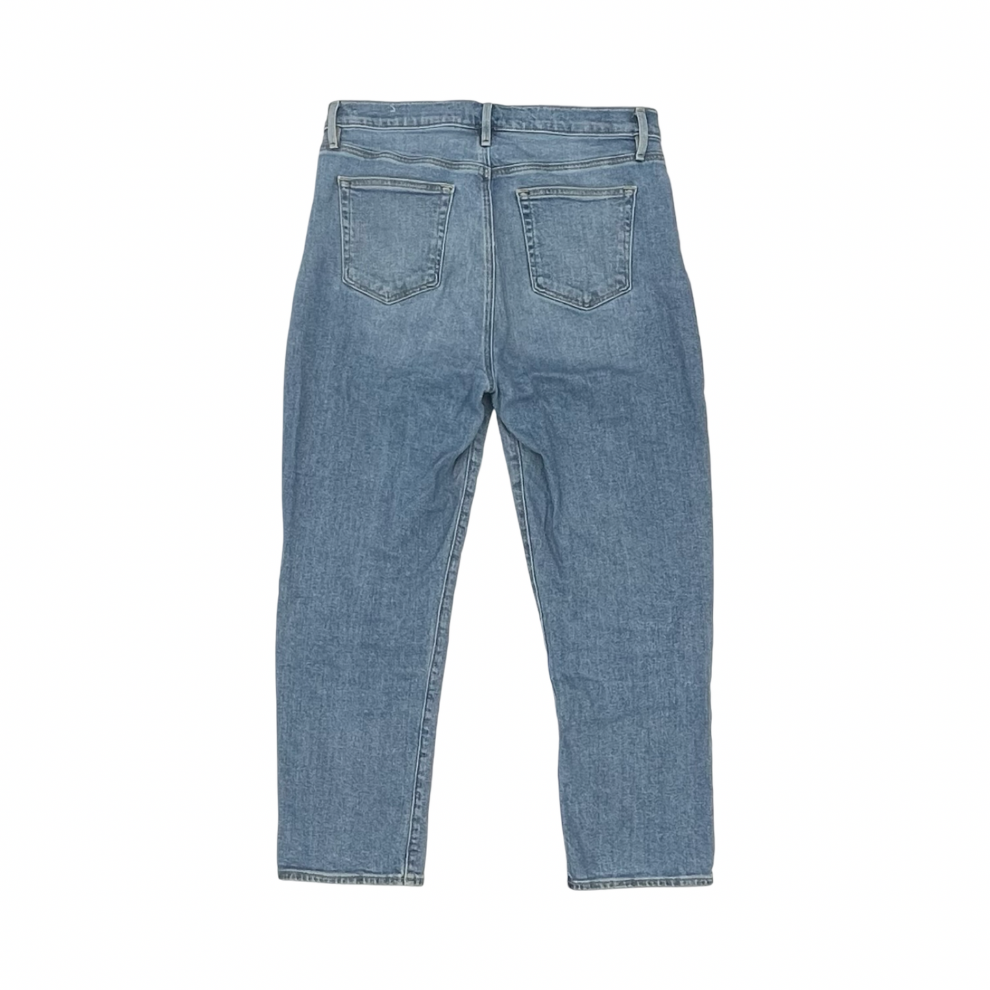 Jeans Straight By Loft In Blue Denim, Size:12