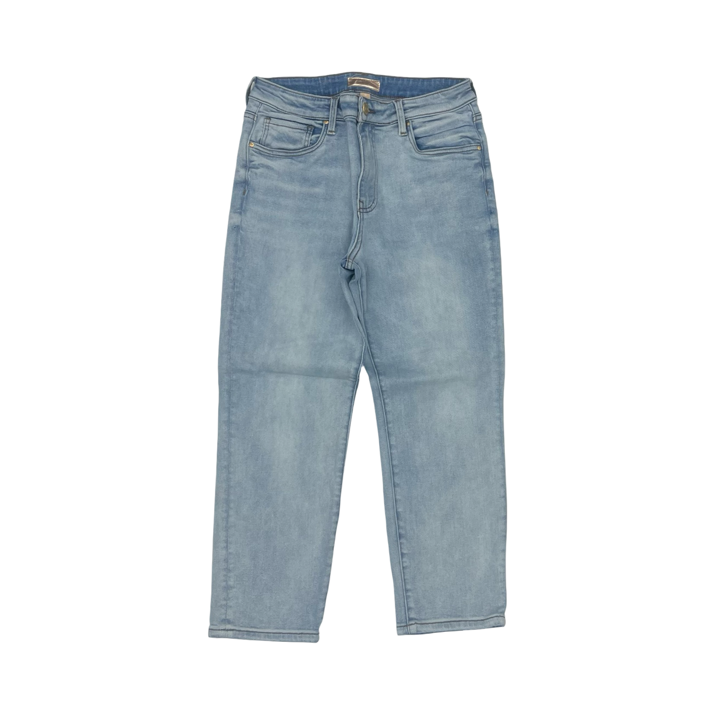 Jeans Straight By Kut In Blue Denim, Size:10