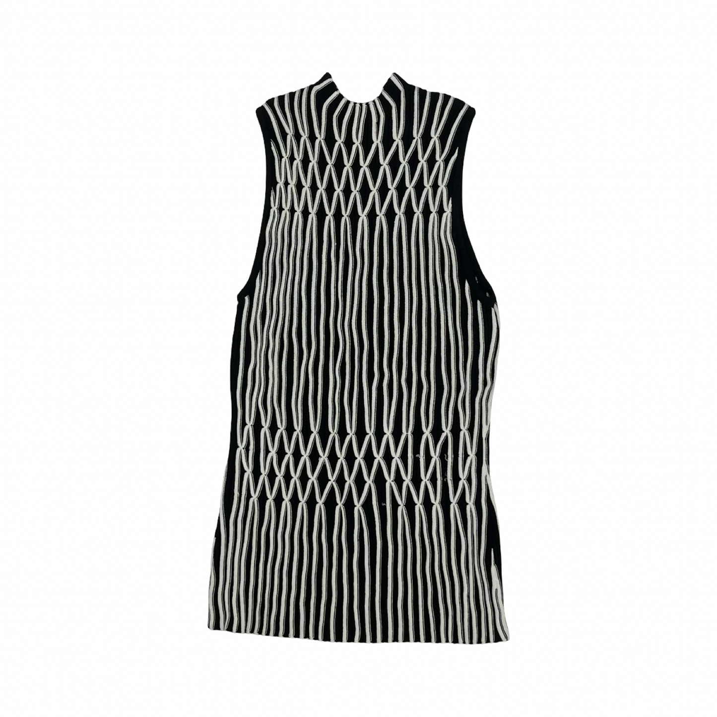 Top Sleeveless By White House Black Market In Black & White, Size:L