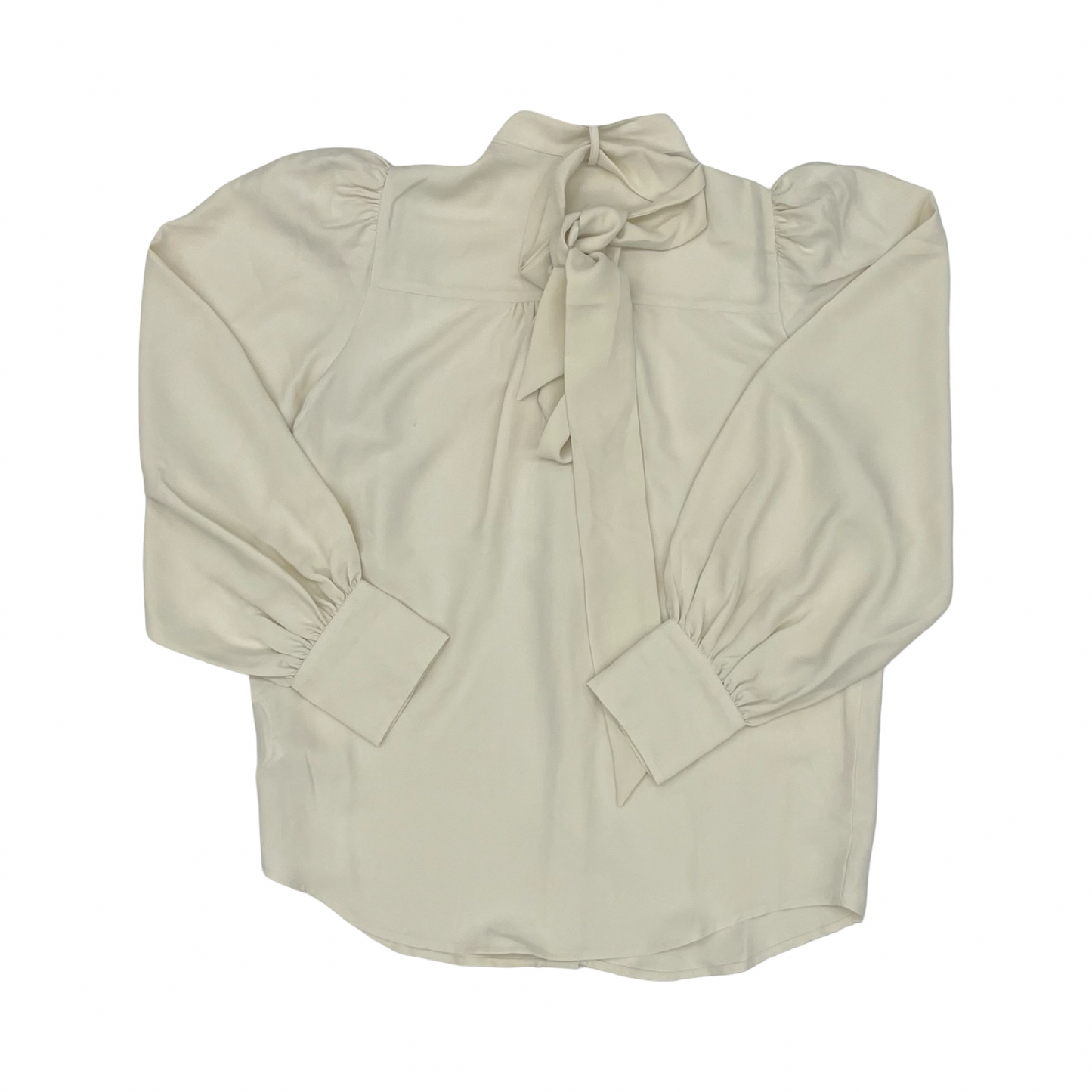 Blouse Ls By Express In Cream, Size:M