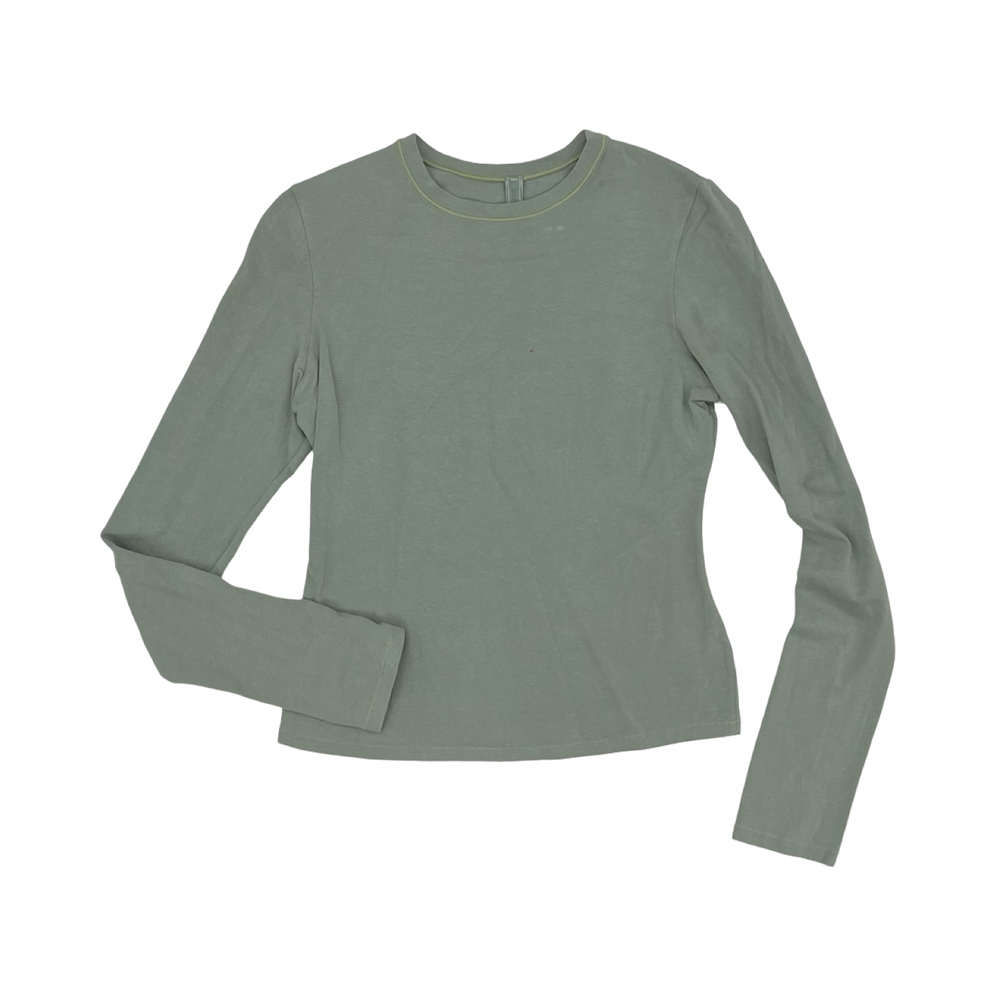 Top Ls Basic By Skims In Green, Size:L