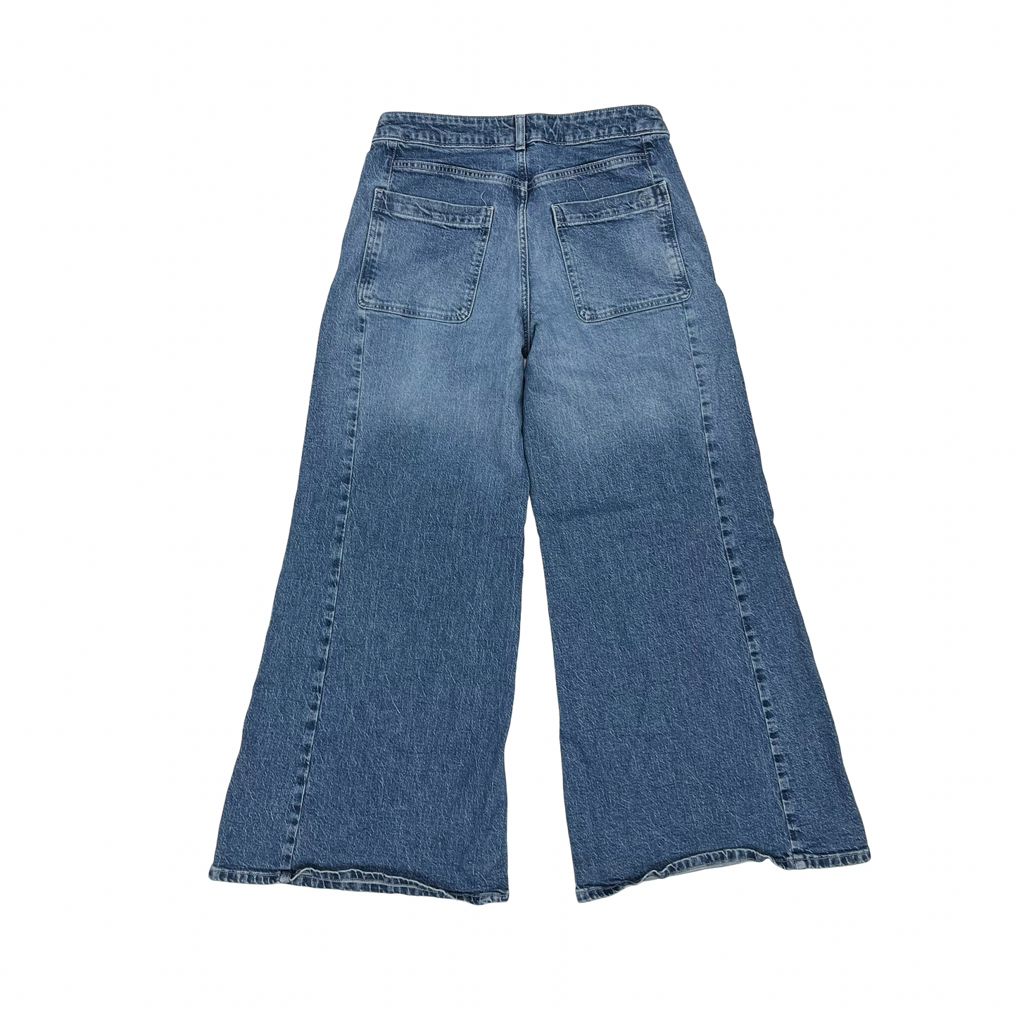 Jeans Wide Leg By Pilcro In Blue Denim, Size:8