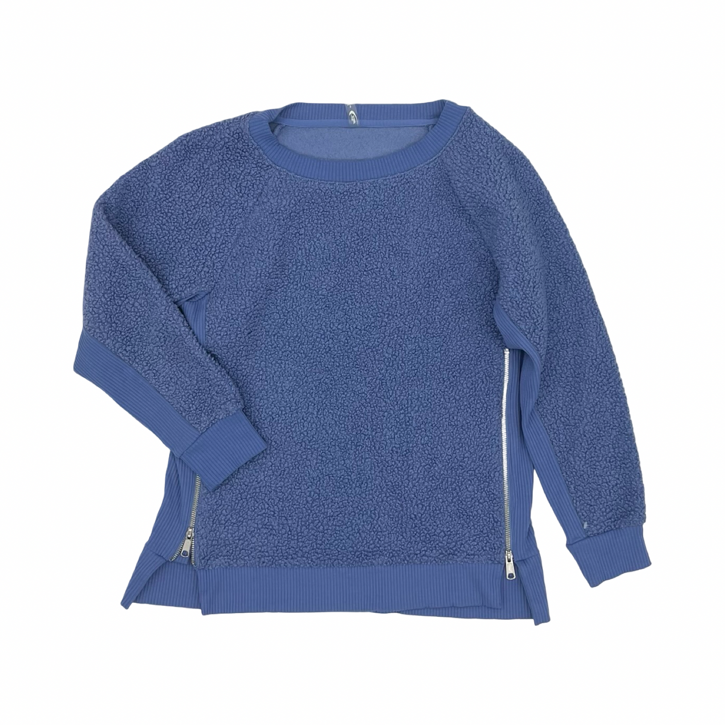 Athletic Sweatshirt Crewneck By Mta Sport In Blue, Size:S