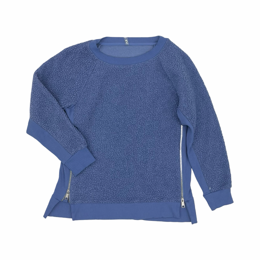 Athletic Sweatshirt Crewneck By Mta Sport In Blue, Size:S
