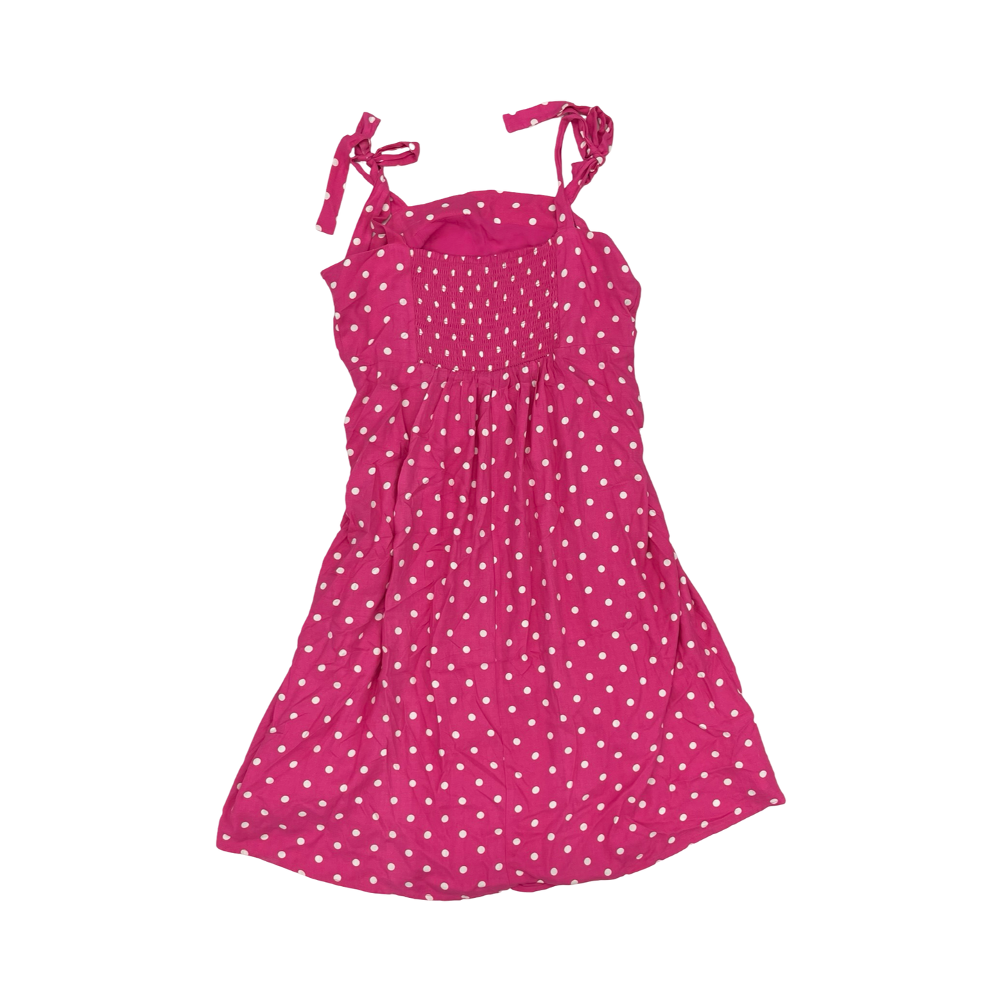 Dress Casual Midi By Draper James In Pink & White, Size:L