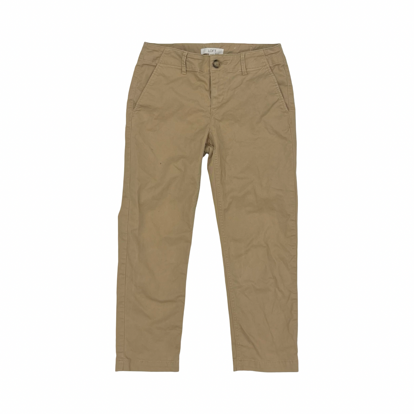 Pants Chinos & Khakis By Loft In Brown, Size:0P