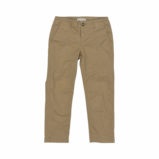 Pants Chinos & Khakis By Loft In Brown, Size:0P