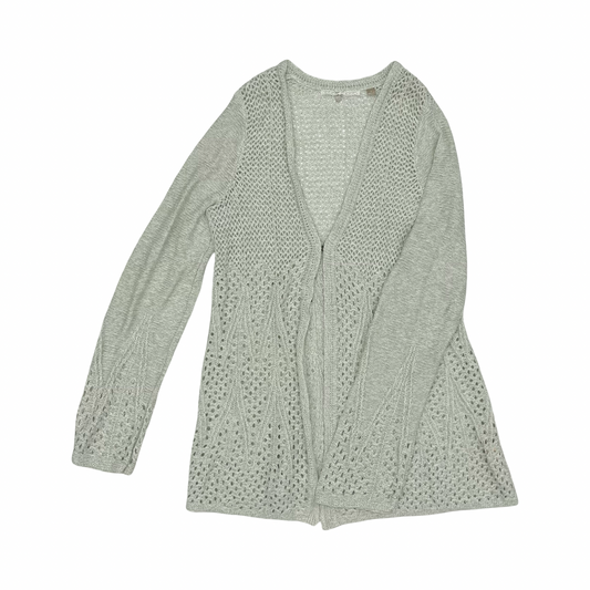 Sweater Cardigan By Knitted And Knotted In Green, Size:M