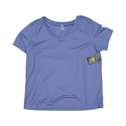 Athletic Top Ss By Athletic Works In Blue, Size:Xl
