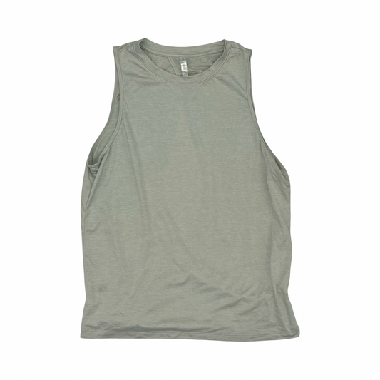 Athletic Tank Top By Fabletics In Grey, Size:M