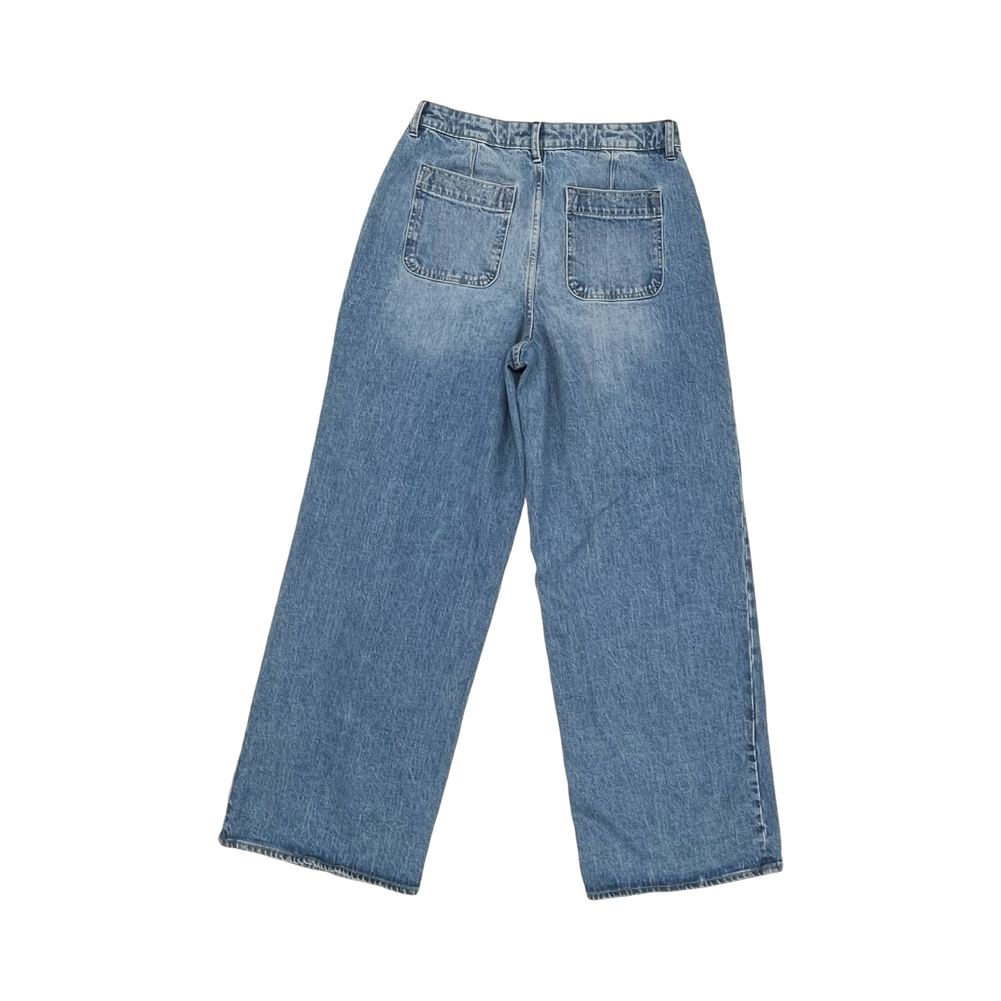 Jeans Wide Leg By Free Assembly In Blue Denim, Size:14