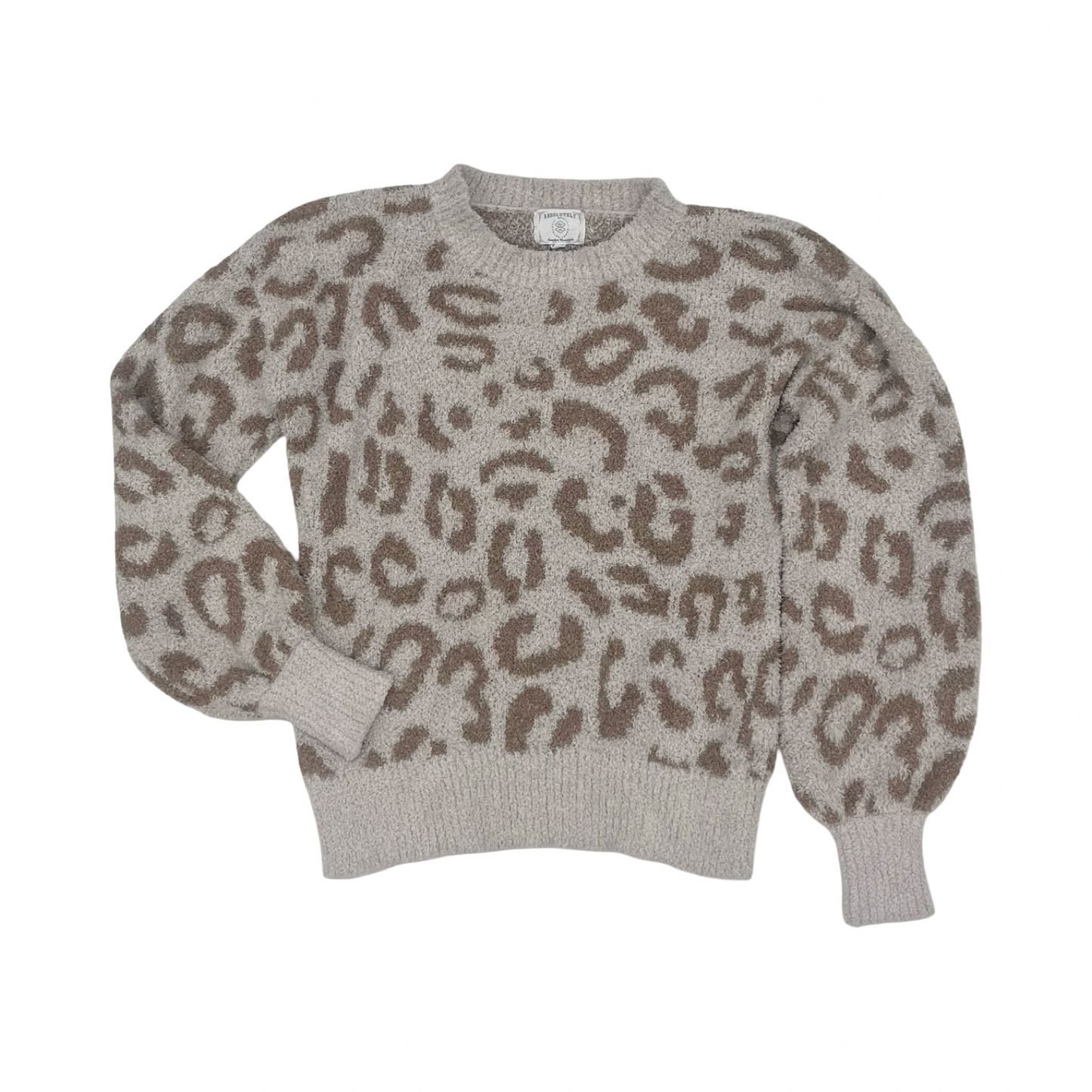 Sweater By Absolutely In Brown & Tan, Size:M