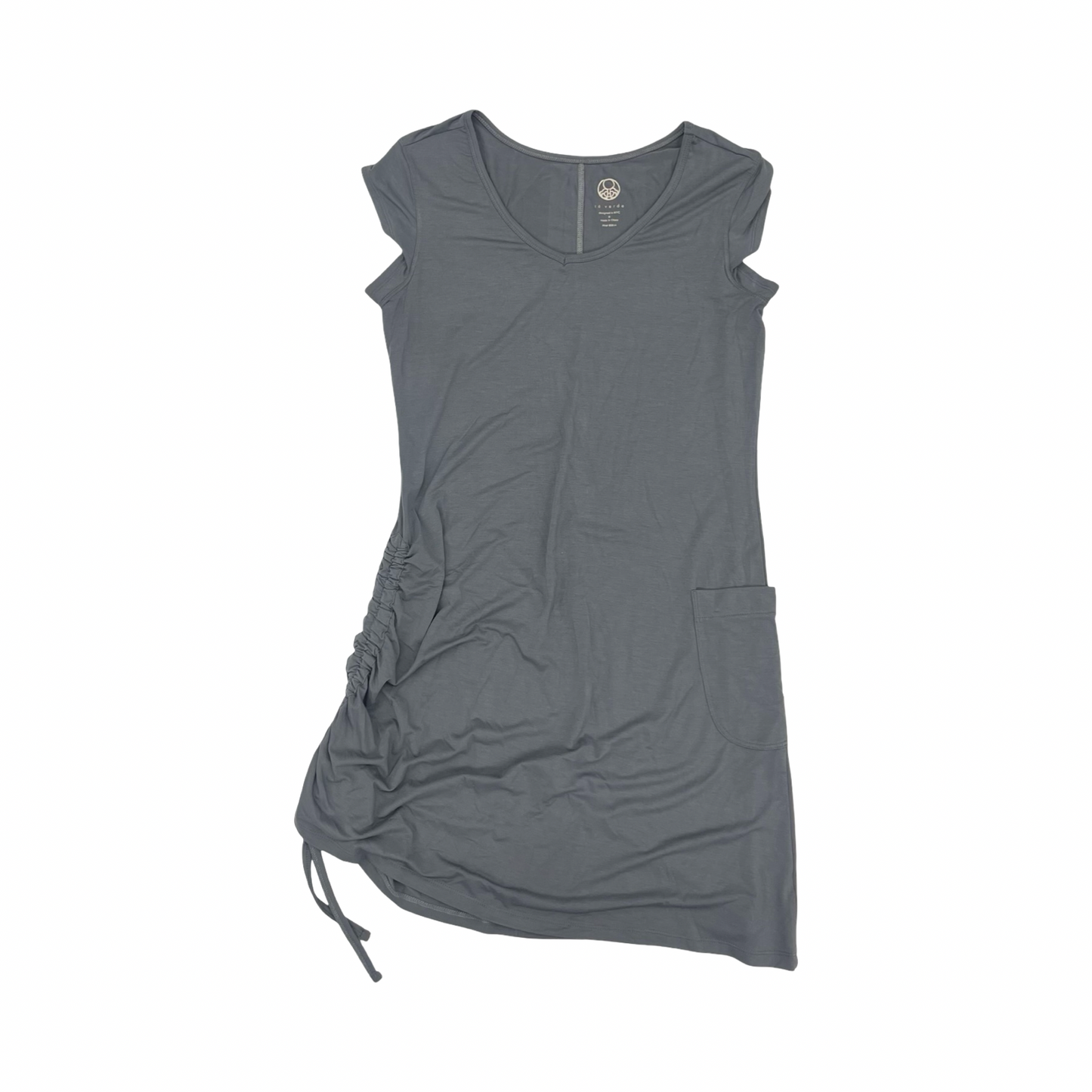 Dress Casual Short By Te Verde In Grey, Size:S