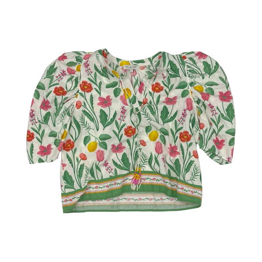 Blouse Ss By Rachel Zoe In Cream, Size:L