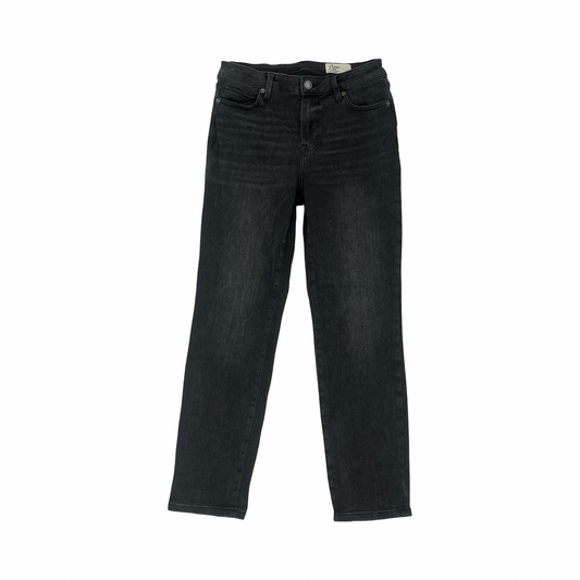 Jeans Straight By Cosmic Blue Love In Black Denim, Size:8
