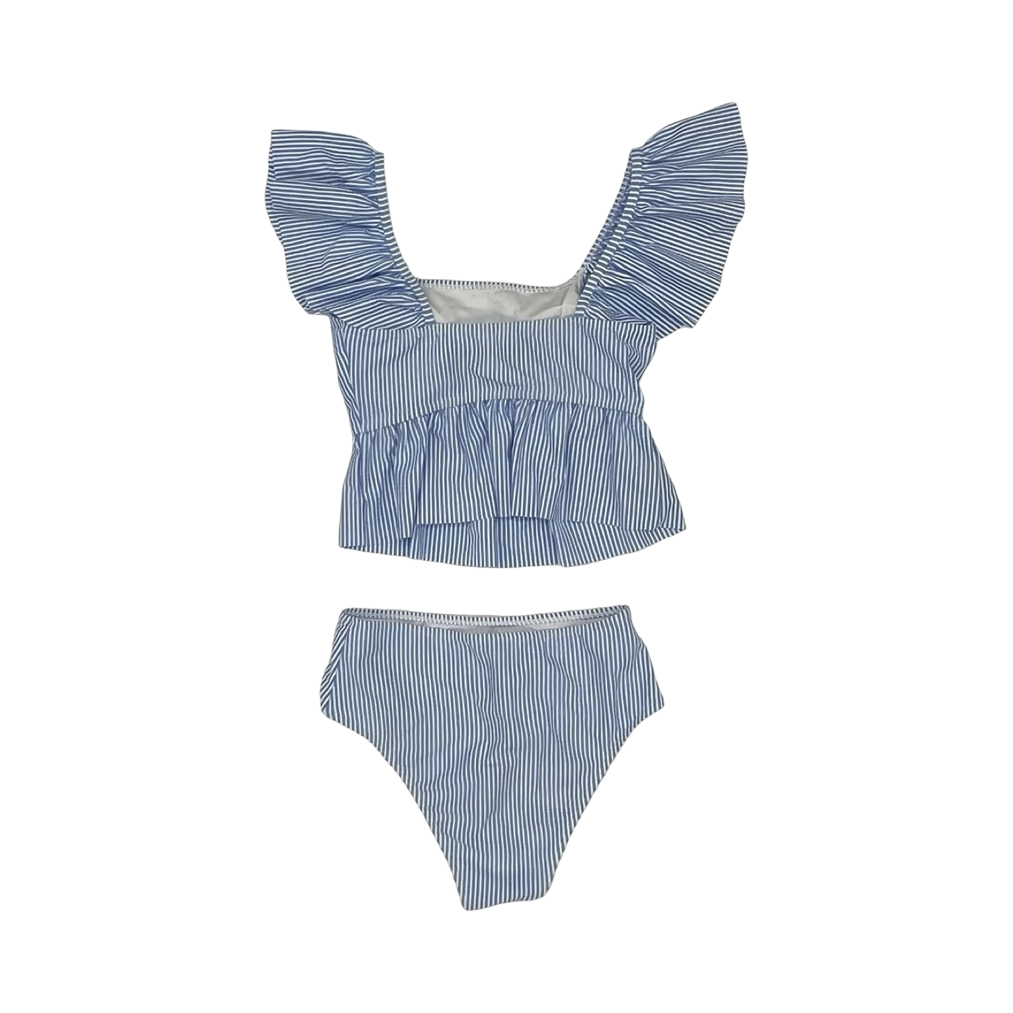 Swimsuit 2Pc By Cme In Blue & White, Size:S