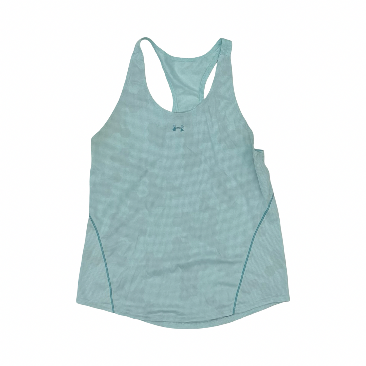 Athletic Tank Top By Under Armour In Aqua, Size:M