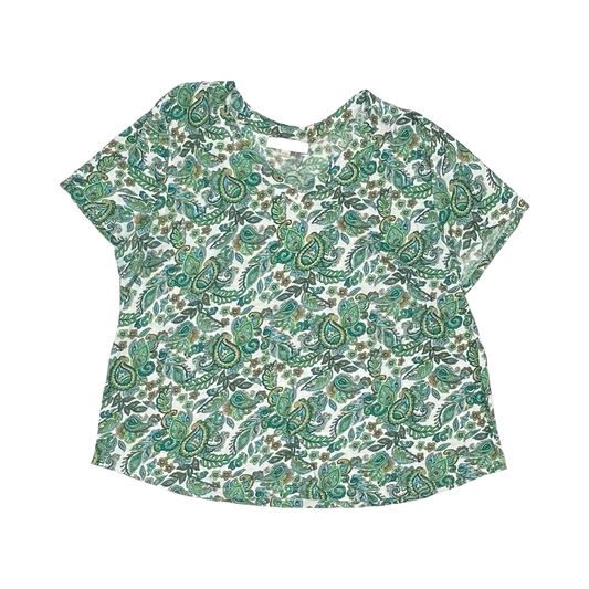 Top Ss By Loft In Green, Size:Xxl