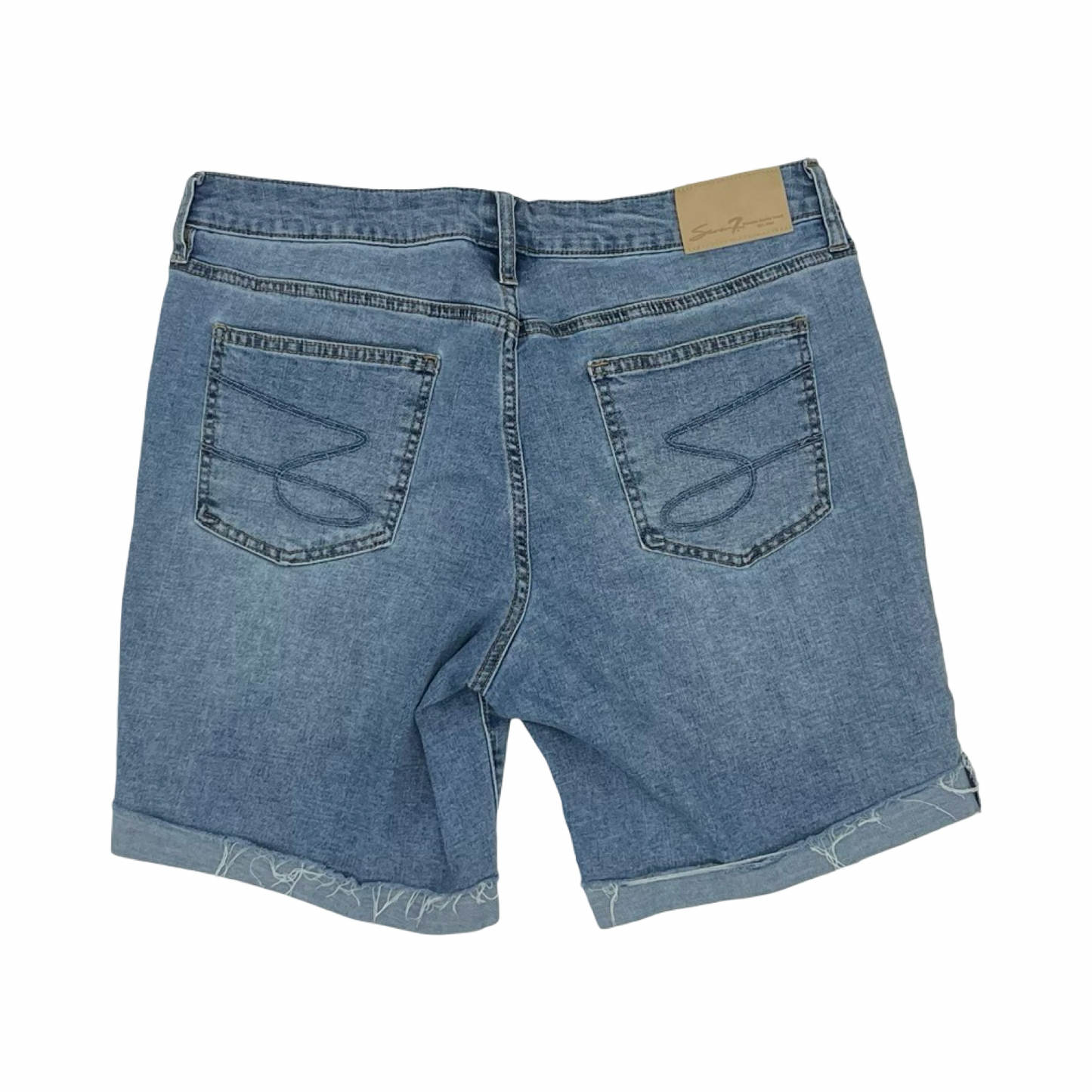 Shorts By Seven 7 In Blue Denim, Size:10