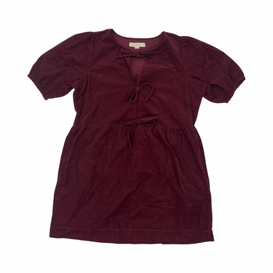 Dress Casual Short By Loft In Purple, Size:M