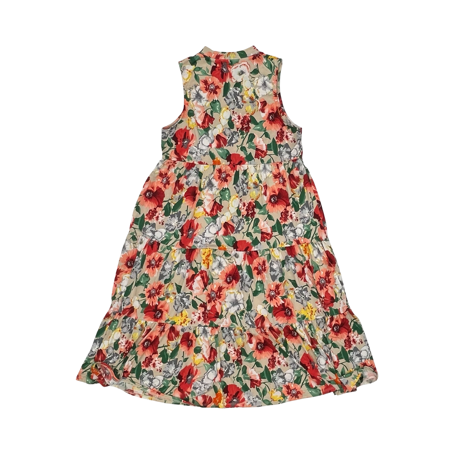 Dress Casual Short By Beeson River In Floral Print, Size:L