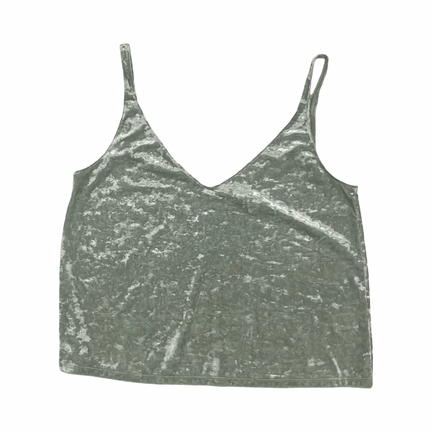 Blouse Sleeveless By H&M In Green, Size:L