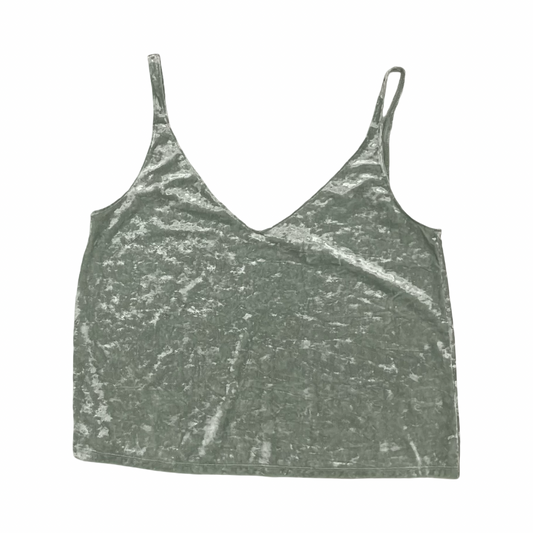 Blouse Sleeveless By H&M In Green, Size:L