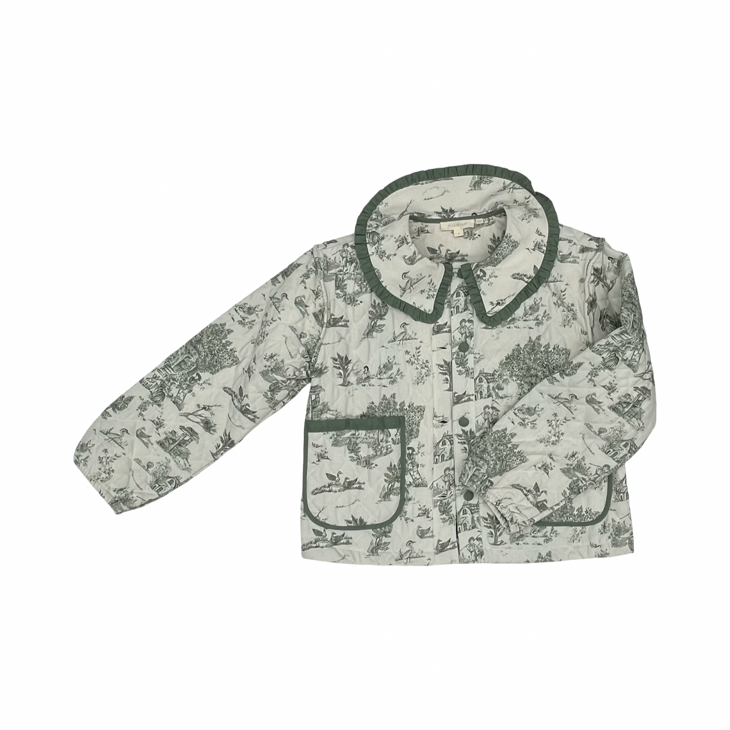 Jacket Puffer & Quilted By Clothes Mentor In Cream, Size:M