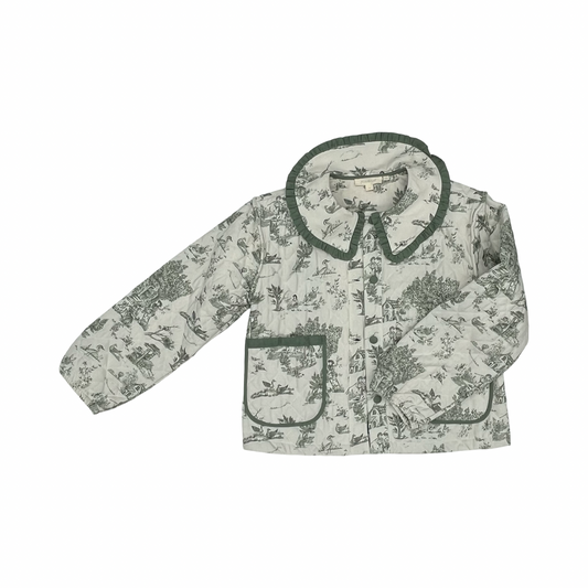 Jacket Puffer & Quilted By Clothes Mentor In Cream, Size:M