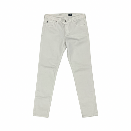 Jeans Straight By Adriano Goldschmied In White Denim, Size:10