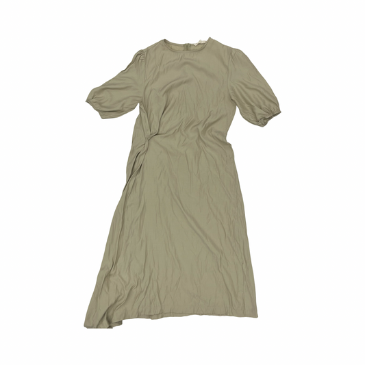 Dress Casual Midi By Grade & Gather In Green, Size:M