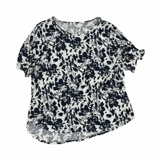Top Ss By Lane Bryant In Blue & White, Size:3X